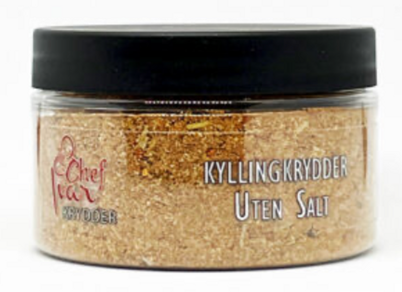Kyllingkrydder uten salt
